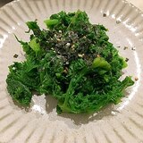 からし菜のお浸し